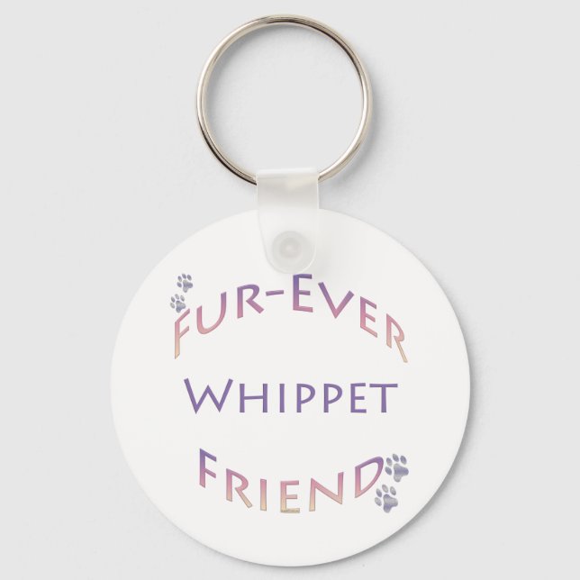 Llavero Whippet Furever Friend (Anverso)