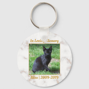 Llavero White and Gold Marble Memorial