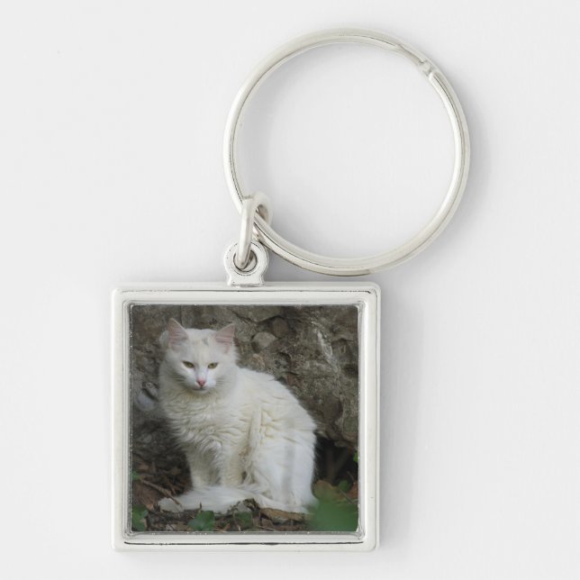 Llavero White Cat (Frente)