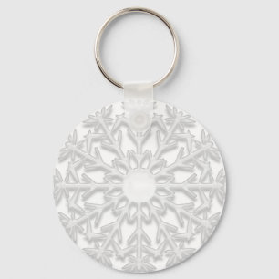 Llavero White Snowflake