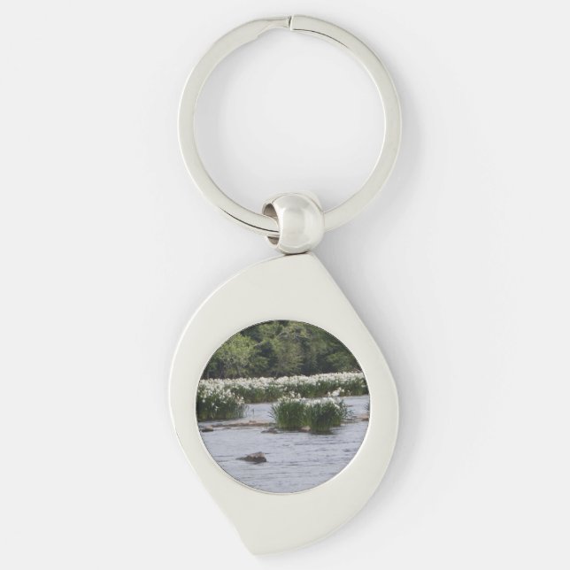 Llavero White Spider Lily key chain  (Anverso)