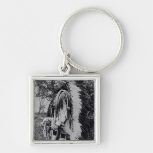 Llavero White Wolf, jefe del Comanche, c.1891-98