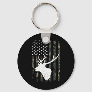 Llavero Whitetail Buck Deer Cazando Camisas Vintage Estado
