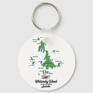 Llavero Whitsunday Islands Australia map poster