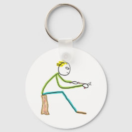 Llavero Whittling Stickman