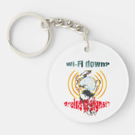 Llavero ¿Wi-Fi caído? ¿Cerebros o señales? Apagado Wi-Fi