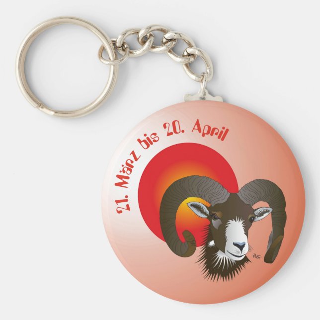 Llavero Widder - Sternbild Schlüsselanhänger (Frente)