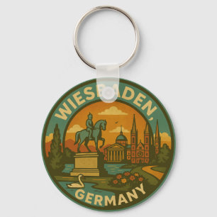 Llavero Wiesbaden Alemania Punto de Interés Artístico