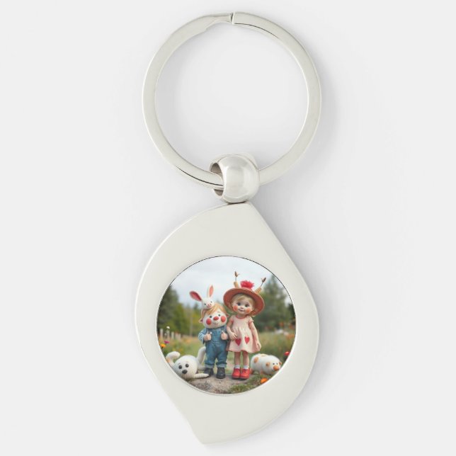 Llavero „Wiesenfreunde – Abenteuer im Blumengarten“ (Anverso)