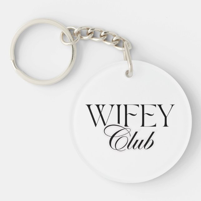 Llavero Wifey Club (Frente)