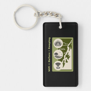 Llavero WiFi + naturaleza = aventura de camping camping