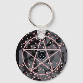 Llavero WiizyWitch Magic Witch Cosmic Cat Pentacle Magick