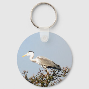 LLAVERO WILD BIRD HERON KEYCHAIN