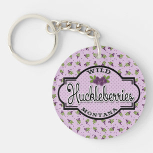 Llavero Wild Montana Huckleberries Key Fob