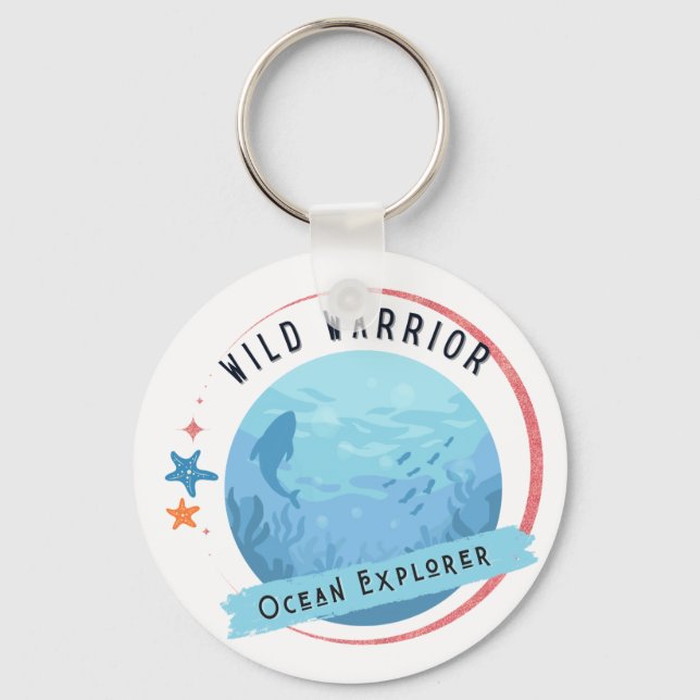 Llavero Wild Warrior Ocean Explorer (Anverso)
