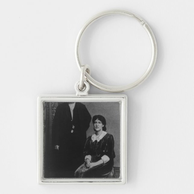 Llavero Wilhelm Liebknecht y Eleanor Aveling (Frente)