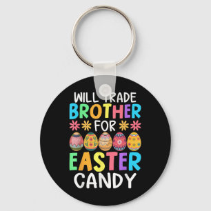 Llavero Will Trade Brother For Easter Candy Funny Bunny Te