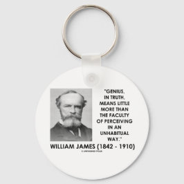 Llavero William James Genius Percibiendo Una Forma Inhabit