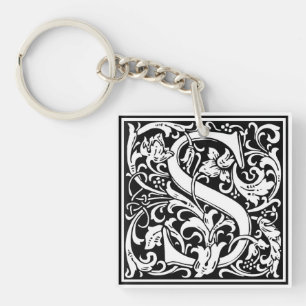 Llavero William Morris Alphabet "S"