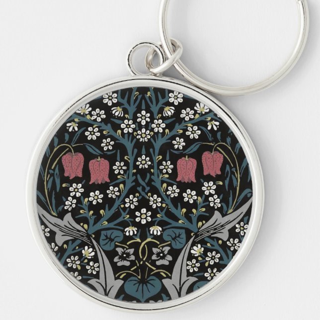 Llavero William Morris Blackthorn Floral Art Nouveau (Frente)