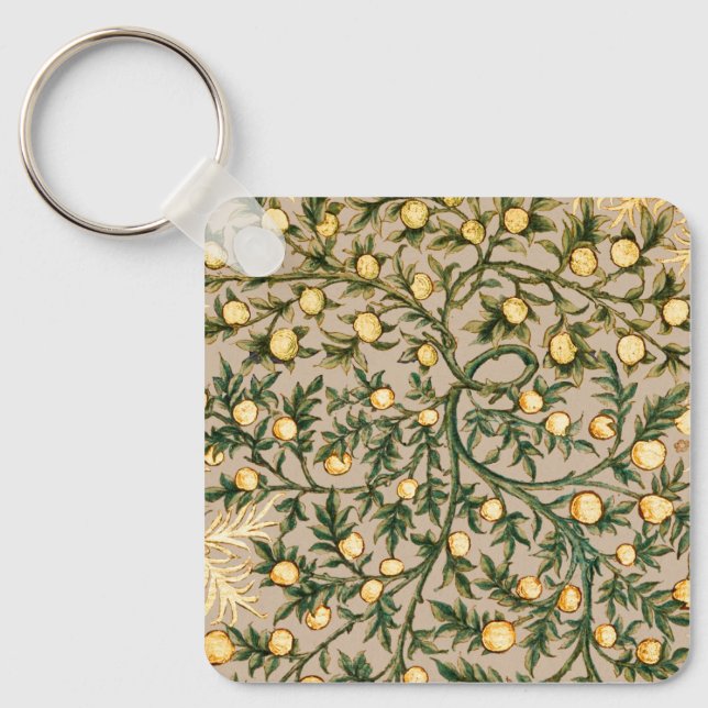 Llavero William Morris Floral Fruit Garden Flower Classic (Anverso)