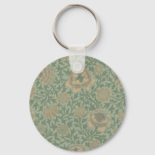 Llavero William Morris Grafton Estampado Floral Verde Salv