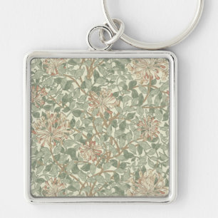 Llavero William Morris Honeysuckle Green Floral
