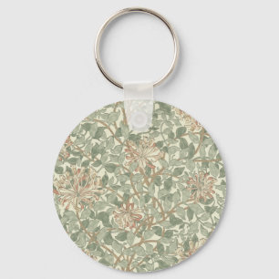 Llavero William Morris Honeysuckle Green Floral