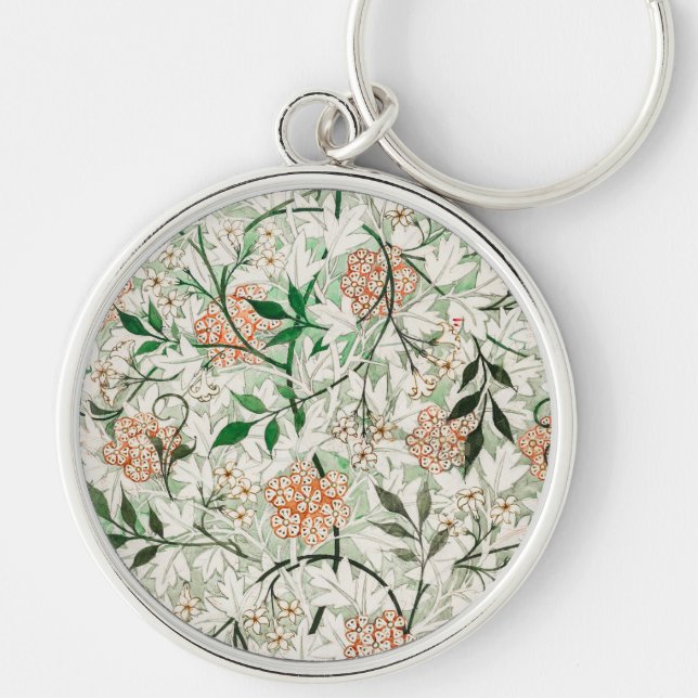Llavero William Morris Jasmine Garden Flower Classic (Frente)