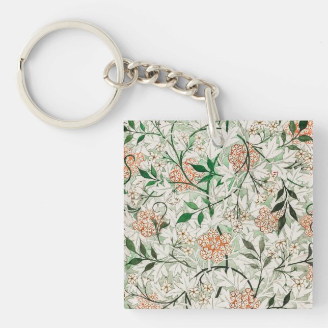 Llavero William Morris Jasmine Garden Flower Classic (Frente)