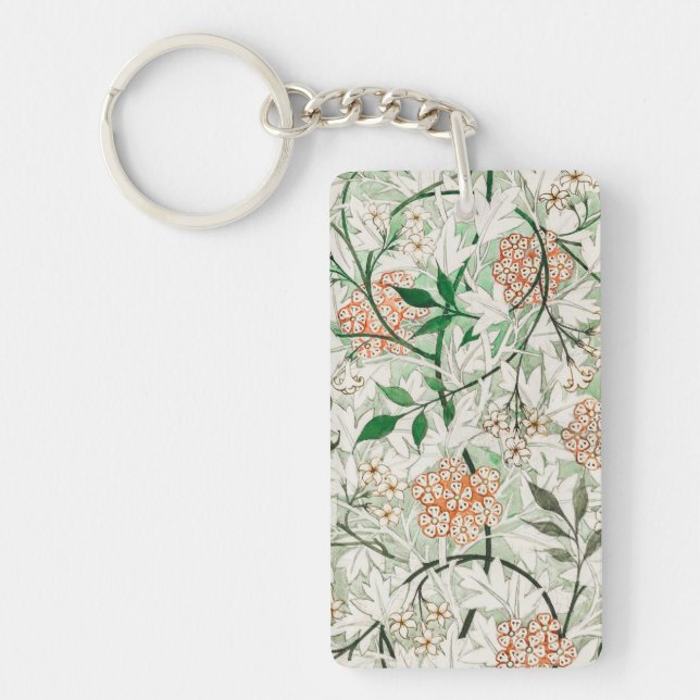 Llavero William Morris Jasmine Garden Flower Classic (Frente)