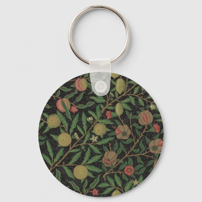 Llavero William Morris Pomegranate Black Fruit (Anverso)