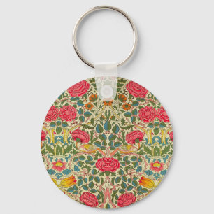Llavero William Morris Rosa Floral Chintz Pink