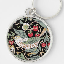 William Morris Strawberry Thief I Aves Negras