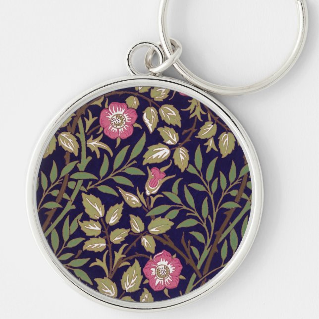 Llavero William Morris Sweet Briar Floral Art Nouveau (Frente)