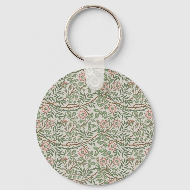 Llavero William Morris Sweetbriar Floral Art Nouveau (Anverso)