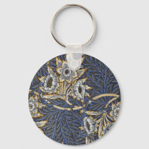 Llavero William Morris Tulip y Willow Floral Pattern