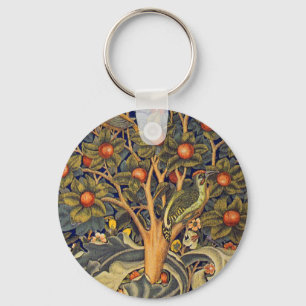 Llavero William Morris Woodpecker Pre-Raphaelite