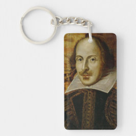 Llavero William Shakespeare Acrylic Keychain