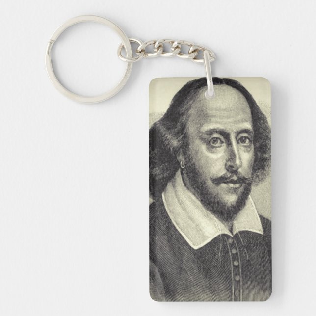 Llavero William Shakespeare Acrylic Keychain (Frente)