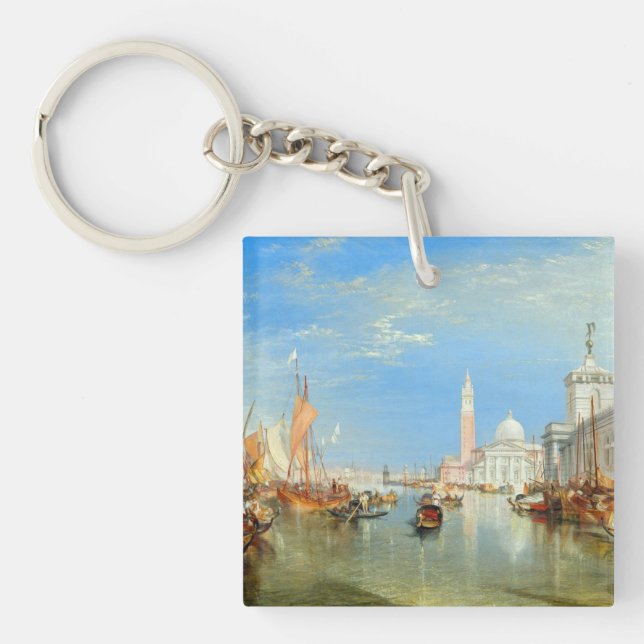 Llavero William Turner - Venecia, Dogana y San Giorgio (Frente)