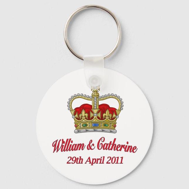 Llavero William y Catherine 29 de abril de 2011 (Anverso)