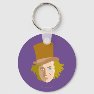 Llavero Willy Wonka Stenciled Face