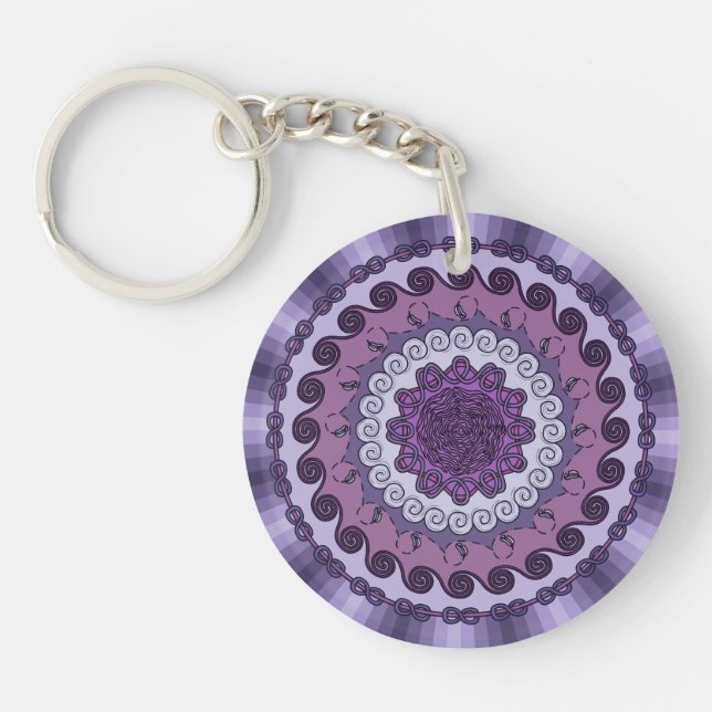 Llavero Wind Mandala Acrylic Keychain (Frente)
