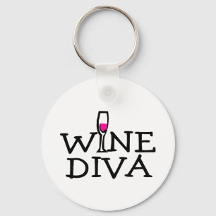 Llavero Wine Diva