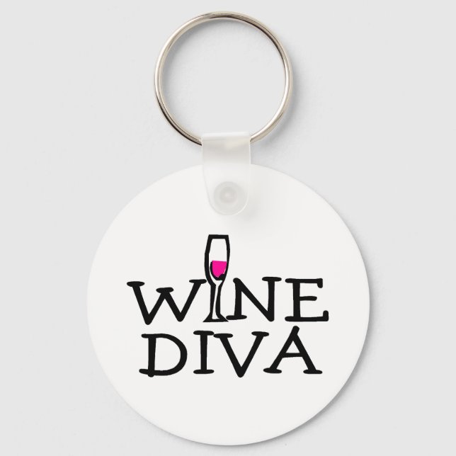 Llavero Wine Diva (Anverso)