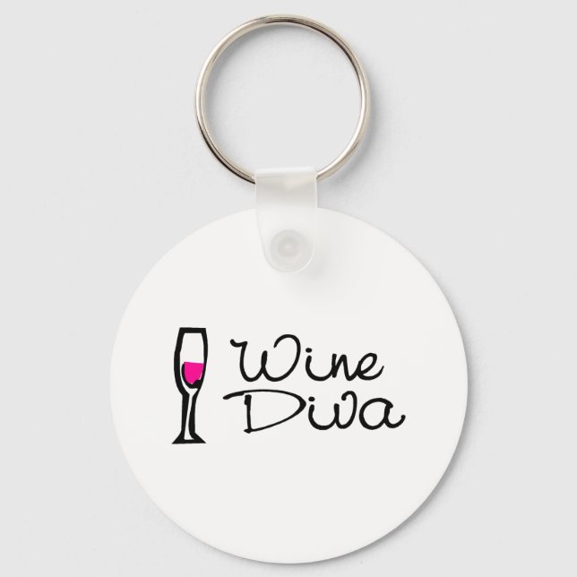 Llavero Wine Diva (Anverso)