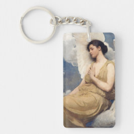 Llavero Winged angel figure sleeping dreaming on clouds