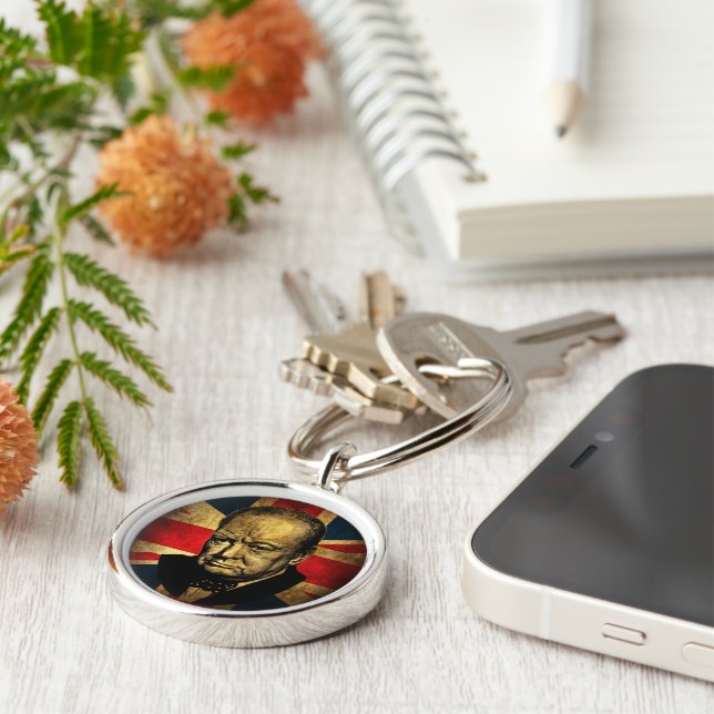 Llavero Winston Churchill (Lado)