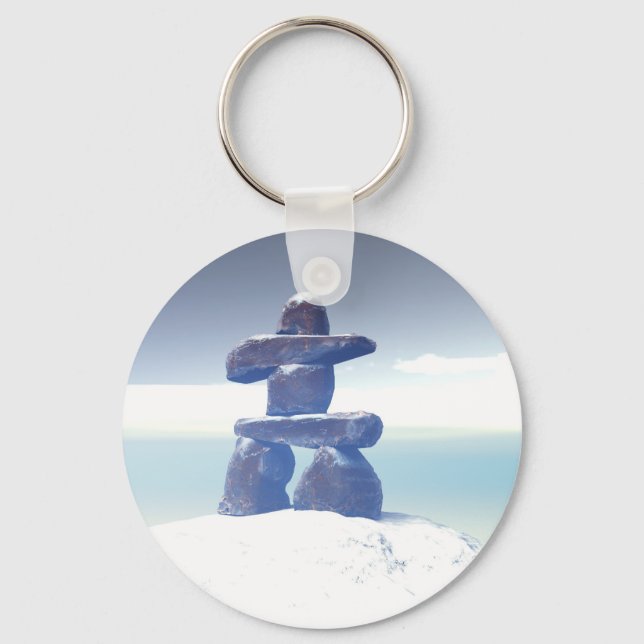 Llavero Winter inukshuk Keychain (Anverso)